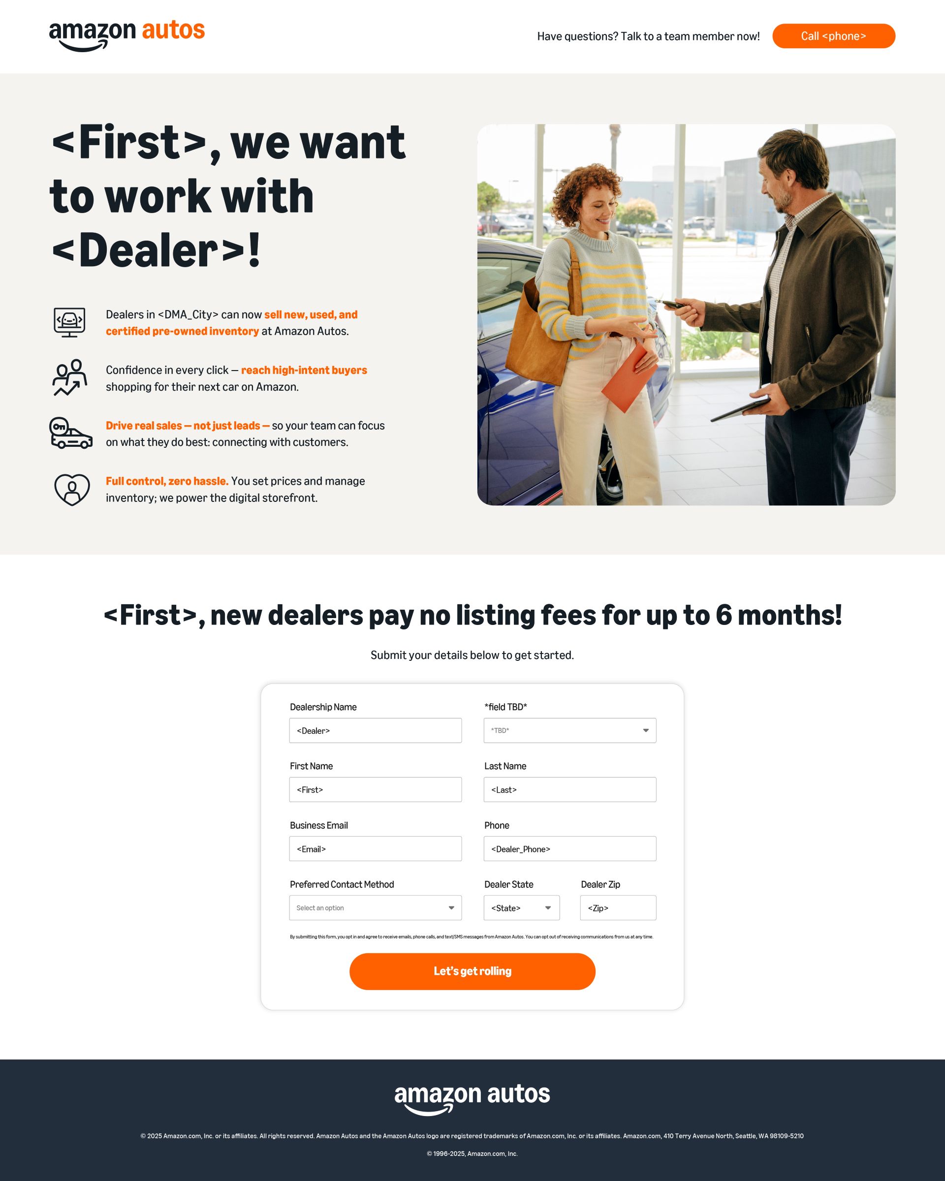Amazon Autos B2B