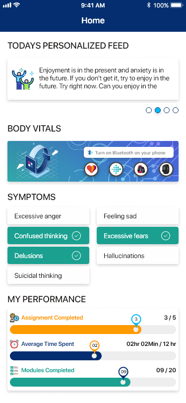 BeSerene Dashboard
